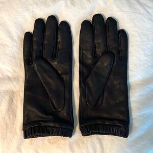 COS Leather & Cashmere Gloves